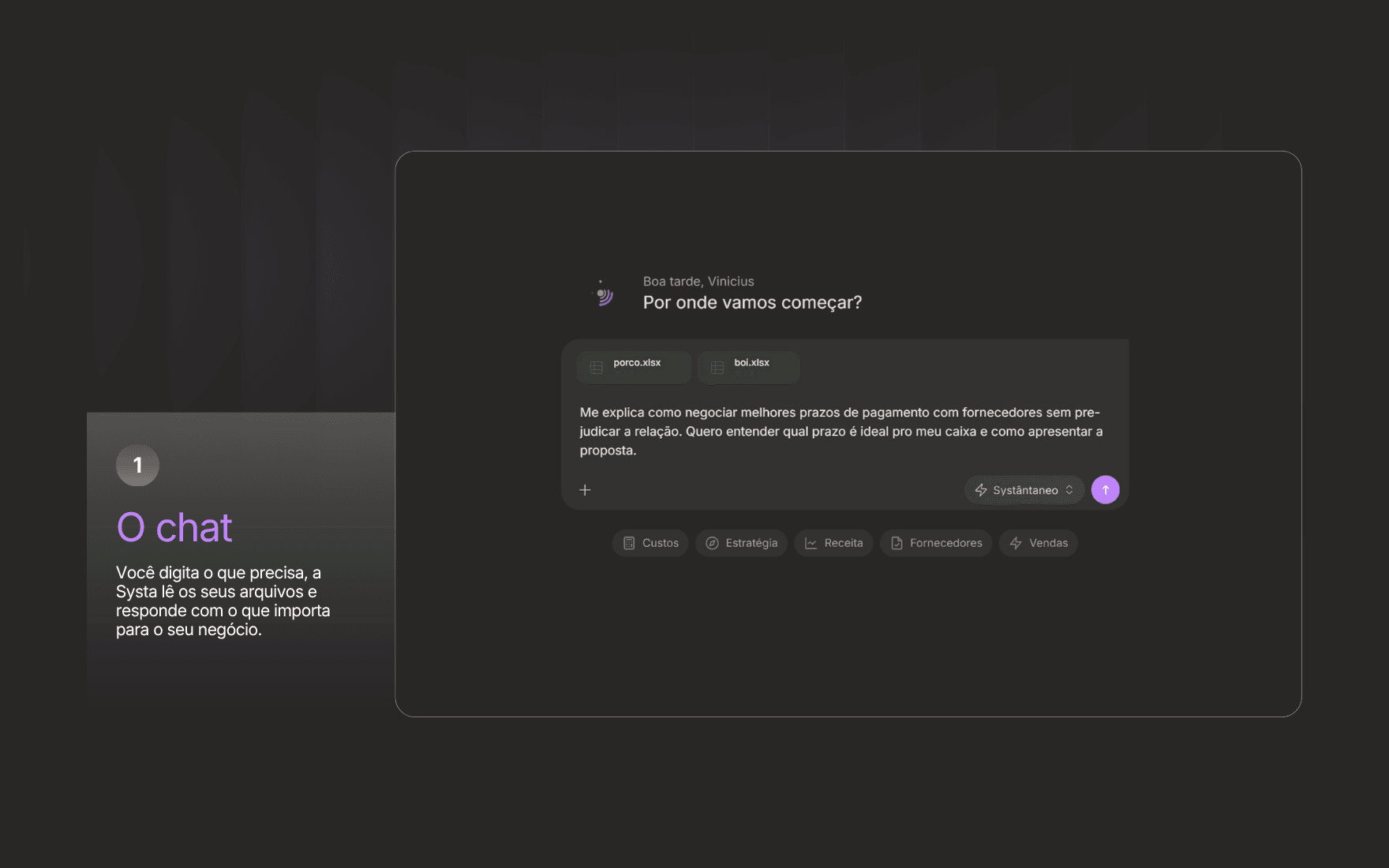 Captura de tela do finansysta.ai — 1 de 3